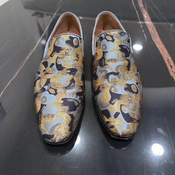 Christian Louboutin Dandyrocks Jacquard Loafers - thefablabs.dk display picture 1